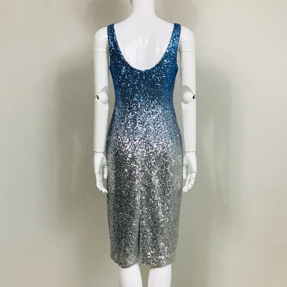 NICOLE MILLER Ombré sequin sleeveless dress - Picture 2 of 8